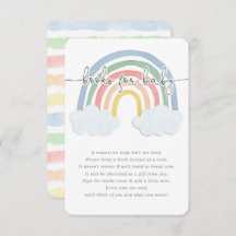Aquarellfarbene Regenbogenpastellbücher für Babyge