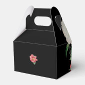 Aquarellfarbene Rosa-Peonies-Blume Hochzeiten Schw Geschenkschachtel (Rückseite)