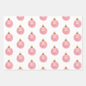 Aquarellfarbene rosa Präsente & Ornamente Geschenkpapier Set (Vorderseite 2)