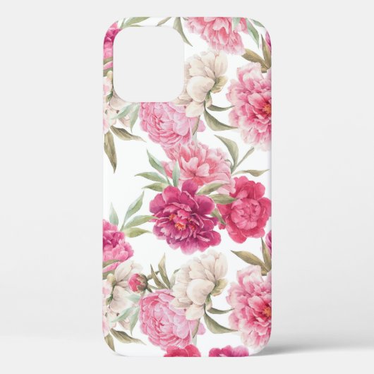 Aquarellfarbene Rosa Zitronen: Blumengeschmack Case-Mate iPhone Hülle (Rückseite)