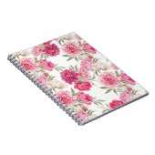 Aquarellfarbene Rosa Zitronen: Blumengeschmack Notizblock (Rechte Seite)