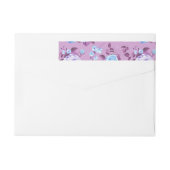 Aquarellfarbene Rose 18 (Rückseite)