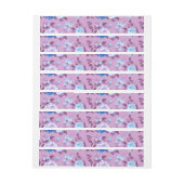 Aquarellfarbene Rose 18 (Bogen)