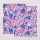 Aquarellfarbene Rose 18 Postkarte (Vorne/Hinten)
