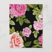 Aquarellfarbene Rose 20 Postkarte (Vorderseite)