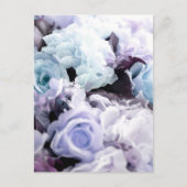 Aquarellfarbene Rose 26 Postkarte (Vorderseite)