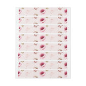 Aquarellfarbene Rose 30 (Bogen)