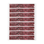 Aquarellfarbene Rose 35 (Bogen)