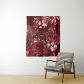 Aquarellfarbene Rose 35 Wandteppich (Beispiel)
