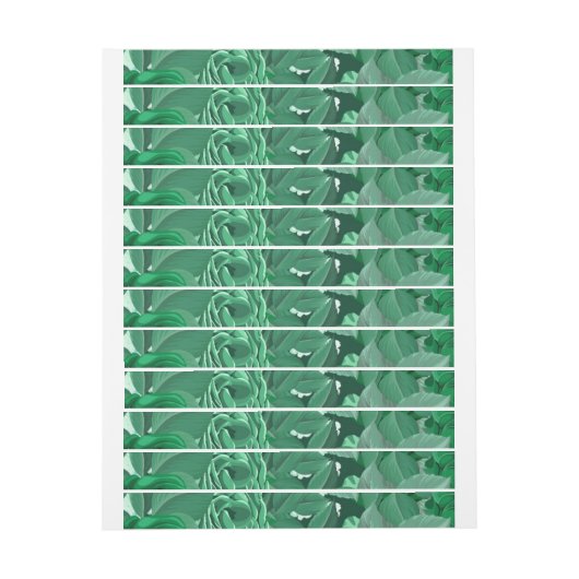 Aquarellfarbene Rose 36 (Bogen)