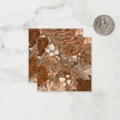 Aquarellfarbene Rose 37 Mitteilungskarte (Vorderseite/Rückseite Beispiel)