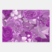 Aquarellfarbene Rose 38 Geschenkpapier Set (Vorderseite 3)