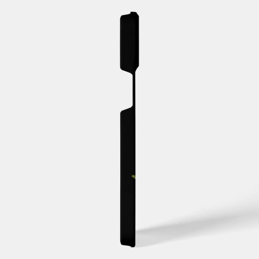 Aquarellfarbene Rose auf schwarzem Hintergrund, Aq iPhone Hülle (Rechte Seite)