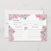 Aquarellfarbene Rose - Brautparty-Rezept (Vorderseite)