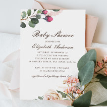 Aquarellfarbene Rose. Elegante Blütendusche