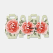 Aquarellfarbene Rose Gable Party Geschenkschachtel (Ungefaltet)