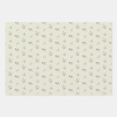 Aquarellfarbene Rose Geschenkpapier Set (Vorderseite 2)