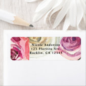 Aquarellfarbene Rose Rosa und Weißes Brautparty (Insitu)