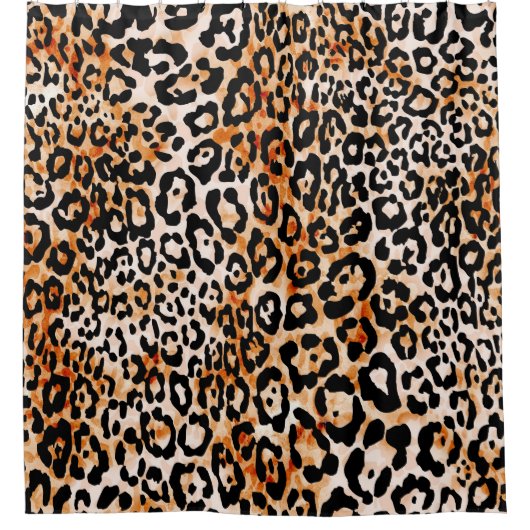 Aquarellfarbene Rose, Vintager Hintergrund. Duschvorhang (Vorderseite)