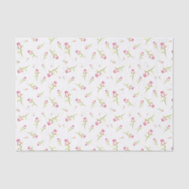 Aquarellfarbene Rote Rosen Handgestrichen Seidenpapier