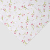 Aquarellfarbene Rote Rosen Handgestrichen Seidenpapier (Ausschnitt)