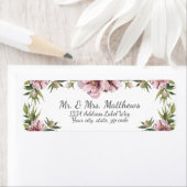 Aquarellfarbene Rücksendeadresse (Insitu)