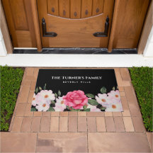 Aquarellfarbene, sanfte, rosa, weiße Rosen - Illus