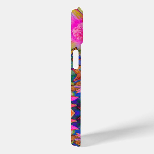 Aquarellfarbene Sonnenblumen abstrakte Blumen Case-Mate iPhone Hülle (Rückseite / Rechts)