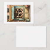 "Aquarellfarbene Vintage Rustikale Bäckerei Schauf Visitenkarte (Vorne/Hinten)