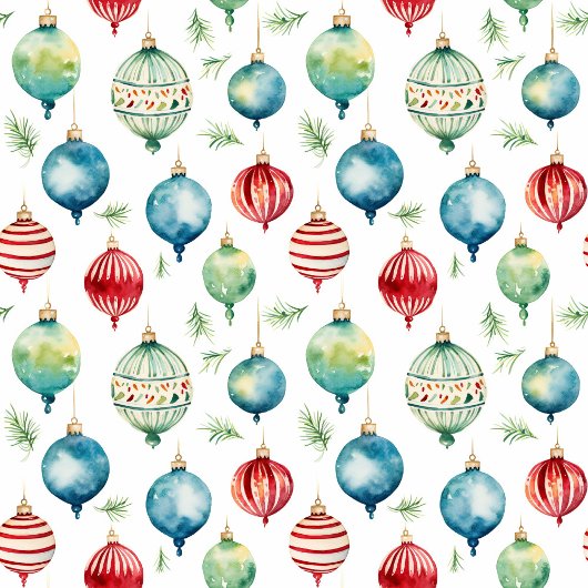 Aquarellfarbene Weihnachtsbaumdecke Fleecedecke