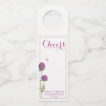 Aquarellfarbene Wildblume Rosa Blumenzehen