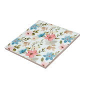 Aquarellfarbene Wildblumen Blumenmuster-67676 Fliese (Seite)