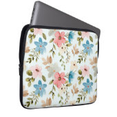 Aquarellfarbene Wildblumen Blumenmuster-67676 Laptopschutzhülle (Vorne Rechts)
