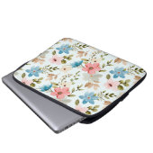 Aquarellfarbene Wildblumen Blumenmuster-67676 Laptopschutzhülle (Vorne Knopf)