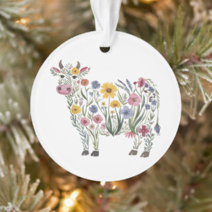 Aquarellfarbene Wildblumen in Form einer Niedliche Ornament