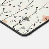 Aquarellfarbene Wildblumen Rustikal Botanisch Mini Schreibtischunterlage (Ecke)