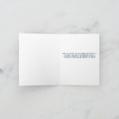 Aquarellfarbene Wildblumen und Berge individuell a Karte (Innenseite)