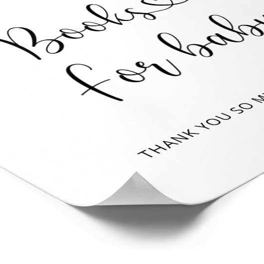 Aquarellfarbene Winterbücher für Kinder Poster (Ecke)