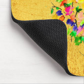 Aquarellfarbener Baum Mousepad (Ecke)