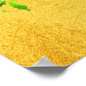 Aquarellfarbener Baum Poster (Ecke)