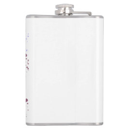 Aquarellfarbener Chamäleon Flachmann