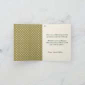 Aquarellfarbener Erntedank Lehrer Gruß Karte (Innenseite)