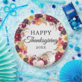 Aquarellfarbener Herbst Erntedank Pappteller (Party)