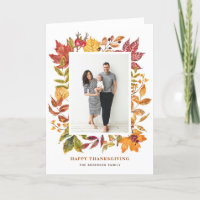 Aquarellfarbener Herbst lässt Rahmen glücklich Tha