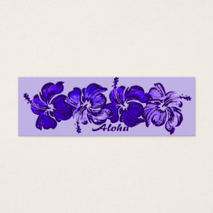 Aquarellfarbener Hibiskus Save the Date Lesezeiche