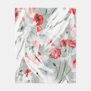 Aquarellfarbener Hintergrund Ein heller Farbspritz Fleecedecke