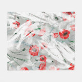 Aquarellfarbener Hintergrund Ein heller Farbspritz Fleecedecke (Vorderseite (Horizontal))