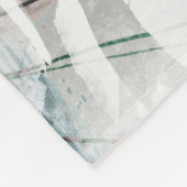 Aquarellfarbener Hintergrund Ein heller Farbspritz Fleecedecke (Ecke)