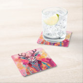 Aquarellfarbener Hipster Hirsche Untersetzer (Vor Ort)