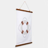 Aquarellfarbener Lebensraum Schönheitsdekoration Wandteppich Mit Holzrahmen (Gewinkelt)